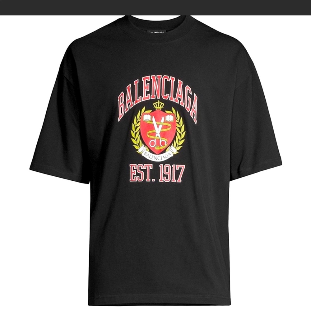 Balenciaga college T shirt